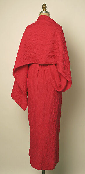 Evening dress, House of Balenciaga (French, founded 1937), silk, French