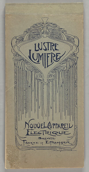 "Le lustre lumière" : [nouvel appareil electrique] breveté en France et à l'Étranger, Langlois et cie, Book with hinged plates, lithograph 