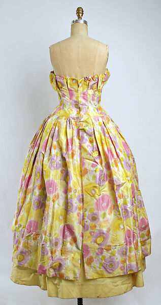 Evening dress, House of Balmain (French, founded 1945), silk, French