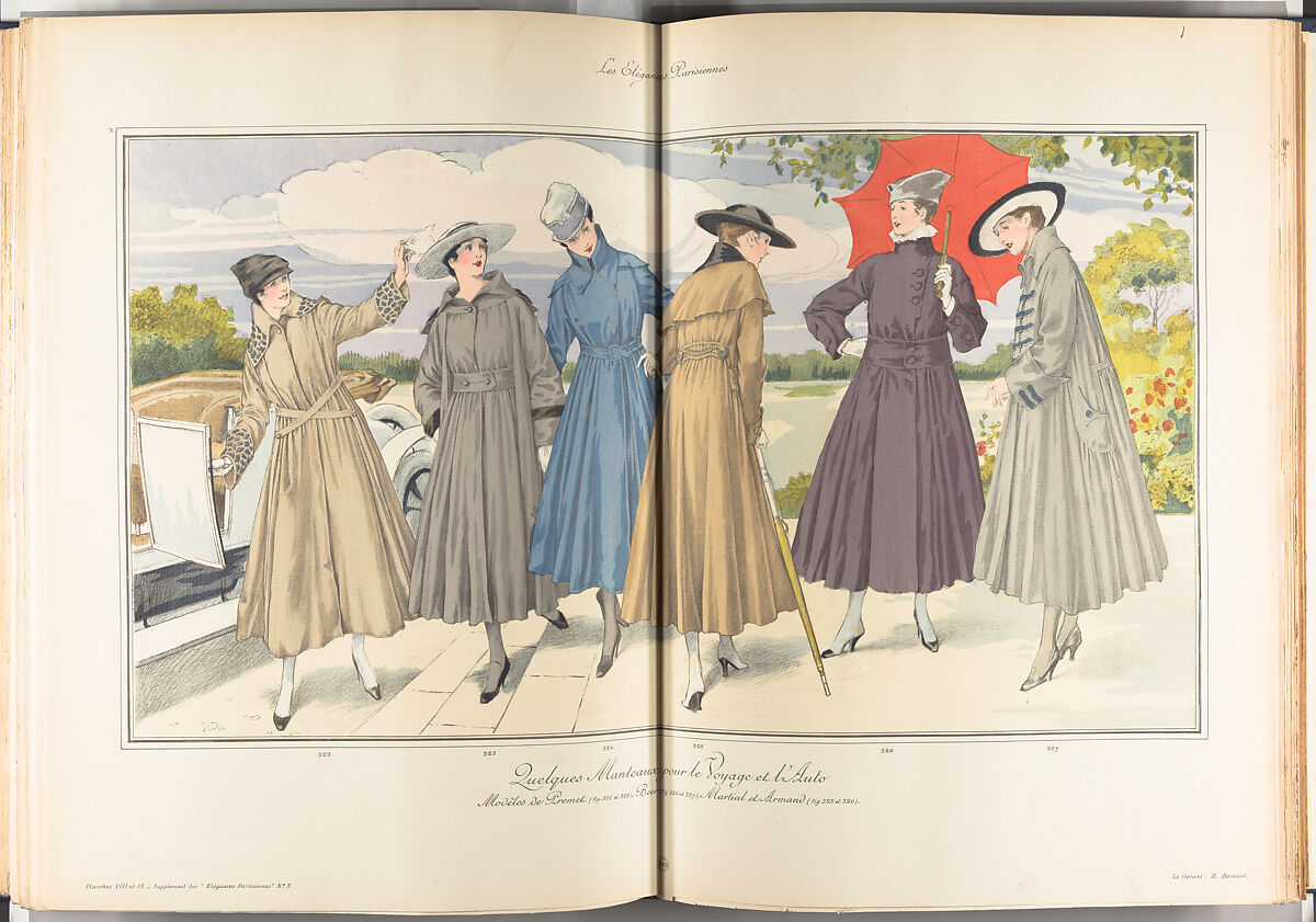 Les élégances Parisiennes : publication officielle des Industries francaises de la mode, Hachette