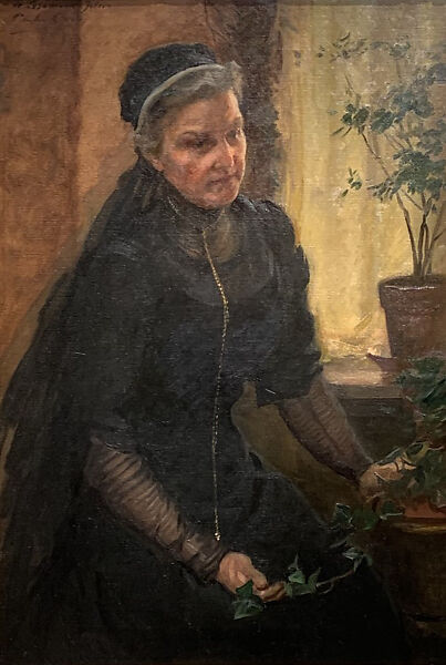 Helena de Kay Gilder, Cecilia Beaux (American, Philadelphia, Pennsylvania 1855–1942 Gloucester, Massachusetts), Oil on canvas, American 