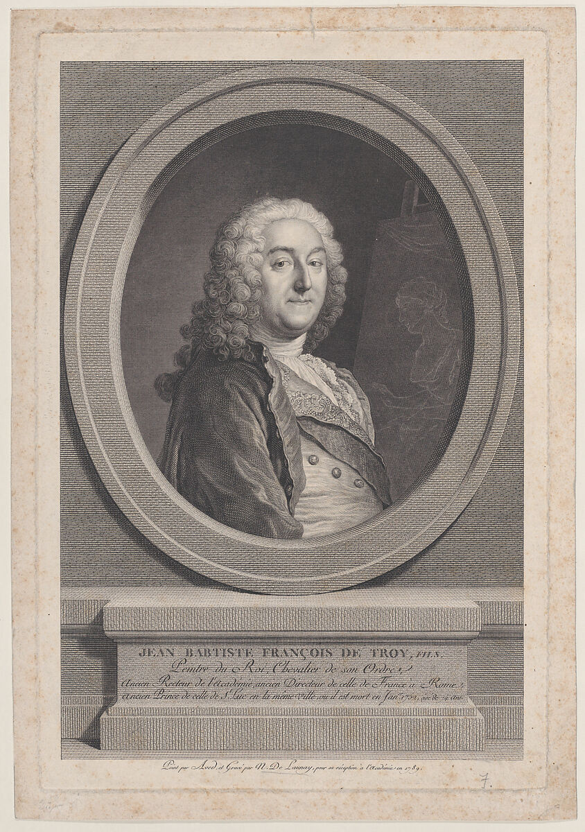 Jean Baptiste François de Troy, Fils, Nicolas de Launay (French, Paris 1739–1792), Engraving 