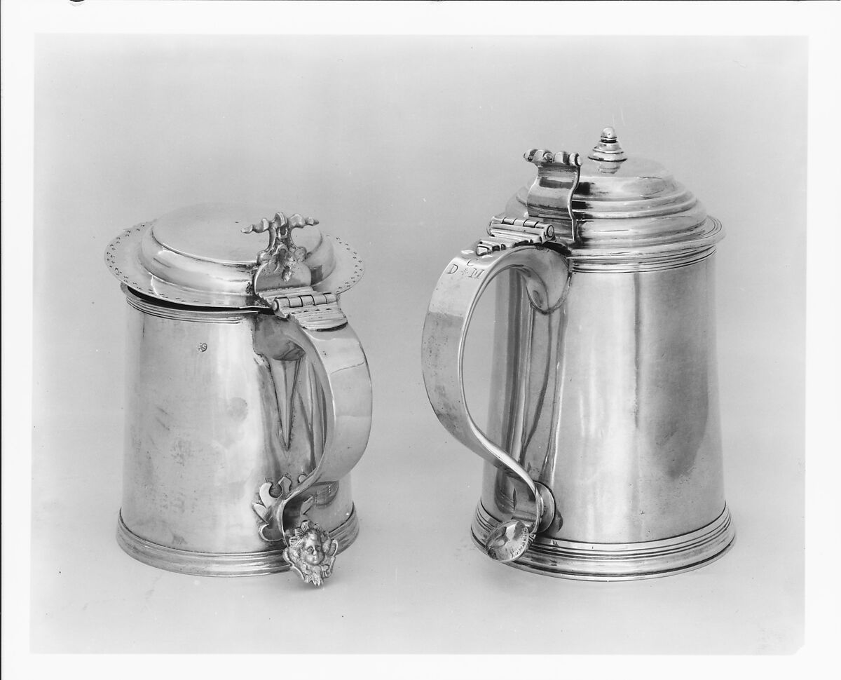 Tankard, Thomas Savage Sr. (1664–1749), Silver, American