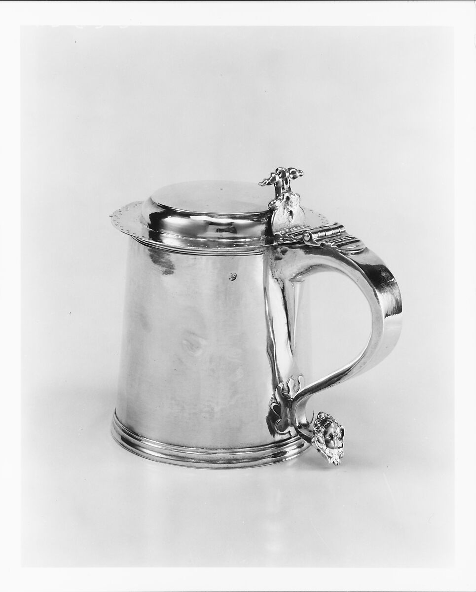 Tankard, Thomas Savage Sr. (1664–1749), Silver, American