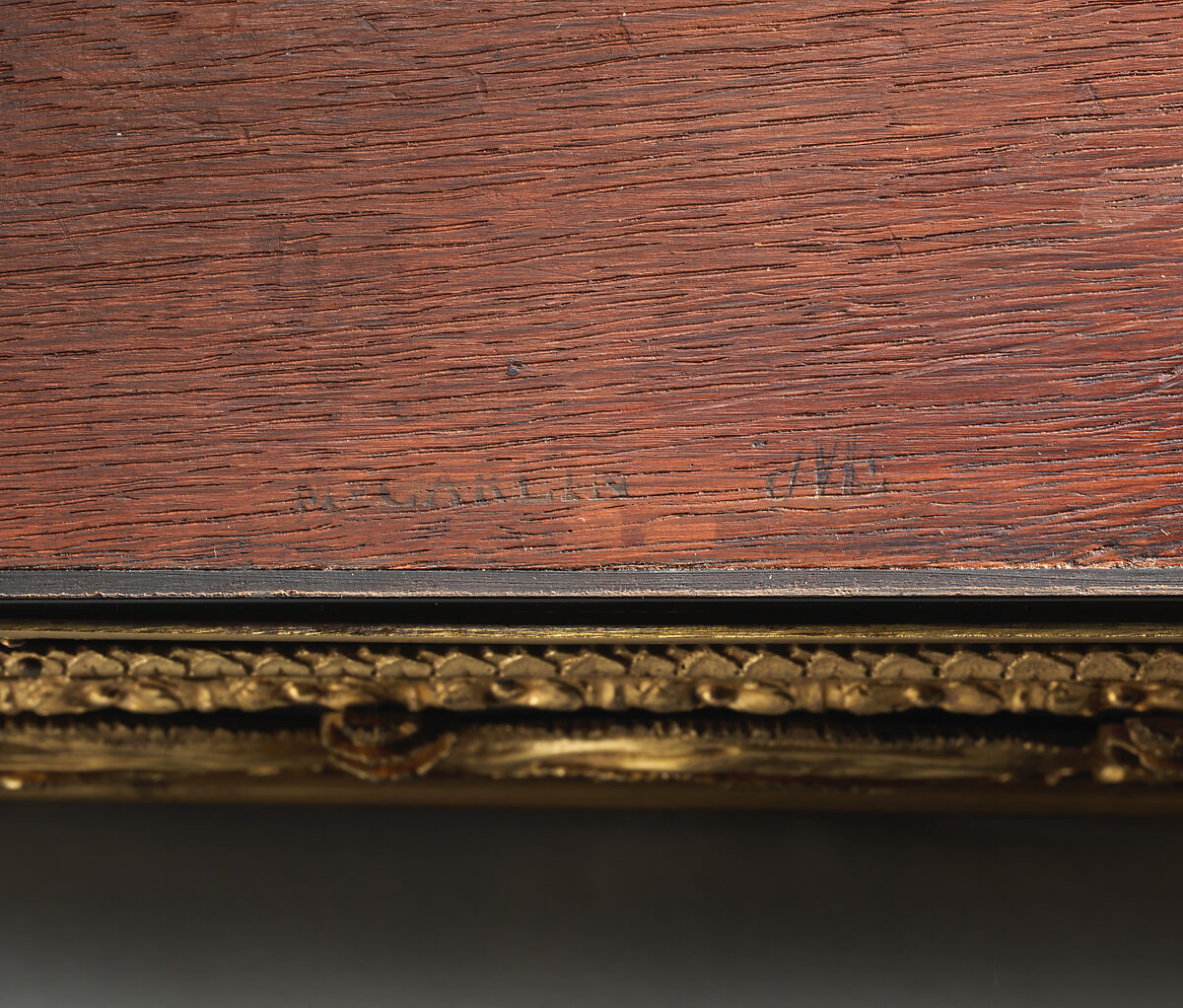 Combined work, writing, and reading table and music stand, Martin Carlin (French, near Freiburg im Breisgau ca. 1730–1785 Paris), Veneered on oak with ebony, tulipwood, and black and gold Japanese lacquer;  mounts chased and gilded bronze, French