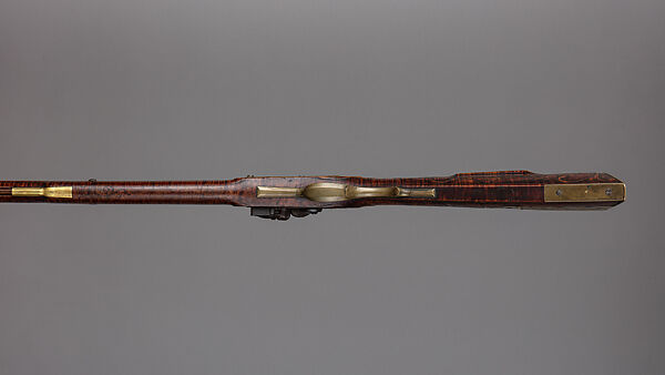 American Longrifle, Leonard Reedy (American, Pine Grove, Schuylkill County, Pennsylvania 1776–1837), Wood (maple), steel, brass, silver, iron, American