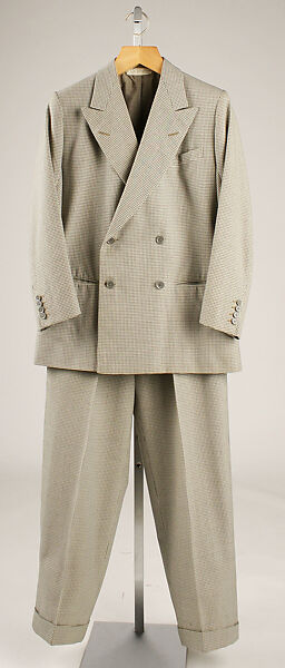 Suit, H. Harris (American), wool, American 