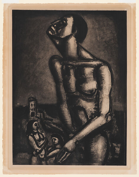 Are We Not All Convicts? Plate VI from "Miserere", Georges Rouault (French, Paris 1871–1958 Paris), Aquatint, drypoint, roulette over photogravure 