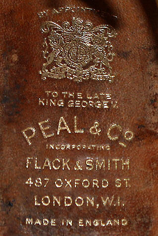 Shoes, Peal &amp; Co., Ltd. (British), leather, British