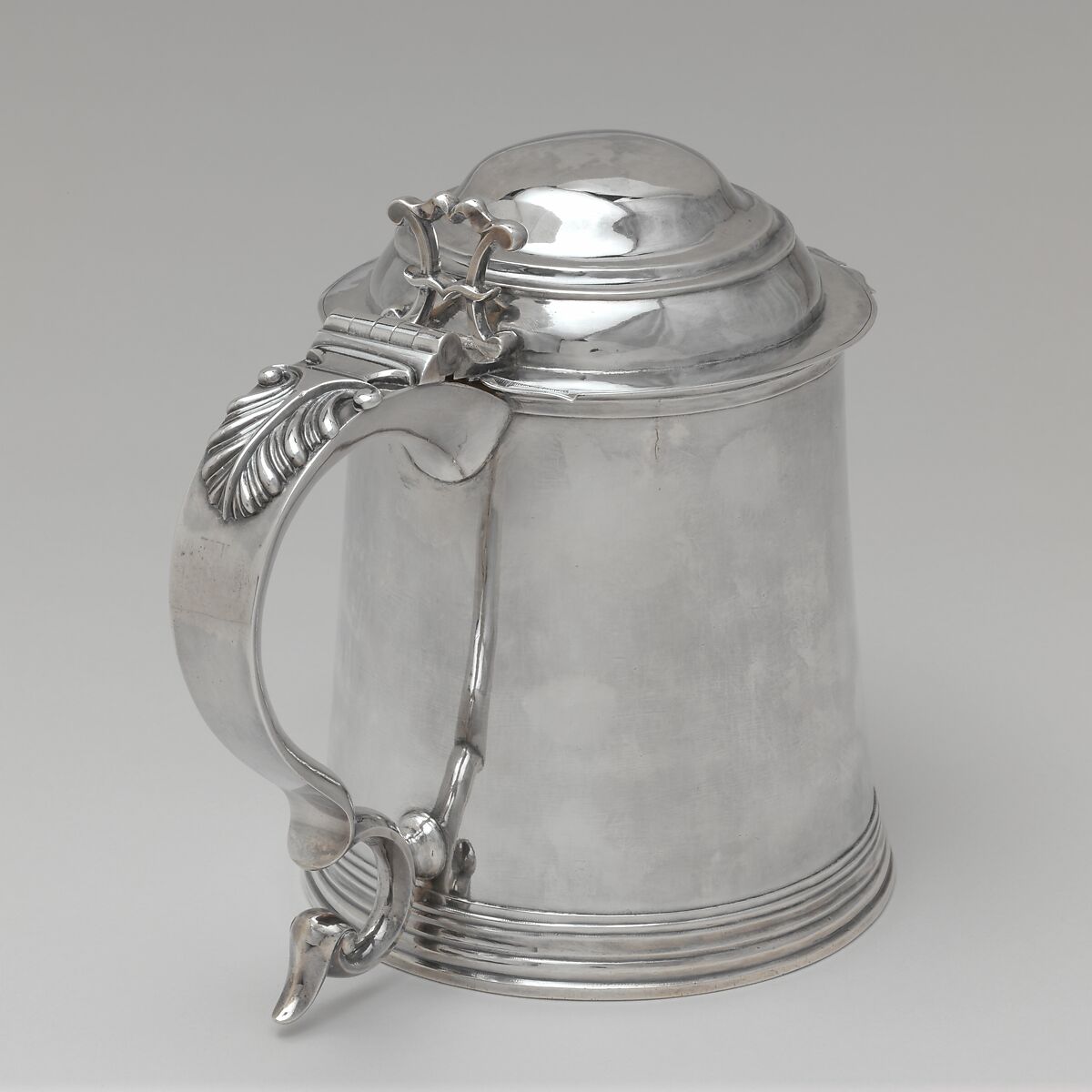 Tankard, Samuel Tingley (active ca. 1762–96), Silver, American 