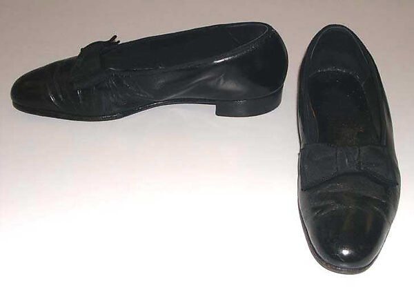 Evening pumps, Peal &amp; Co., Ltd. (British), leather, British 