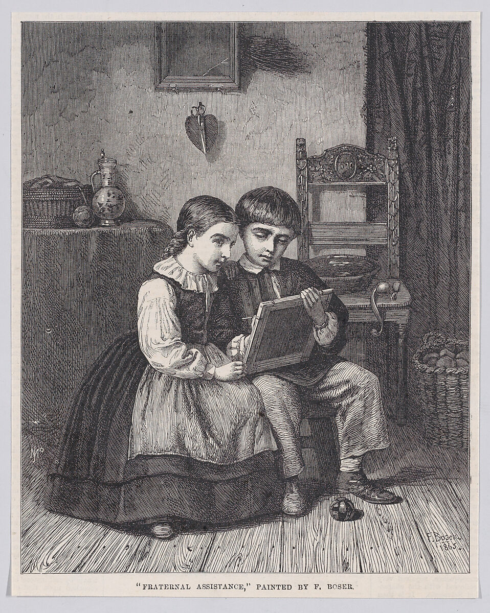 Fraternal Assistance, from "Illustrated London News", Mason Jackson (British, Ovingham, Northumberland 1819–1903 London), Wood engraving 