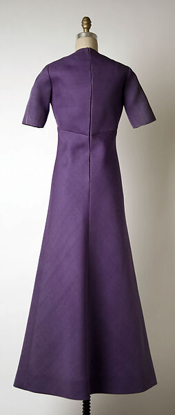 Evening dress, House of Dior (French, founded 1946), linen, polyester, French