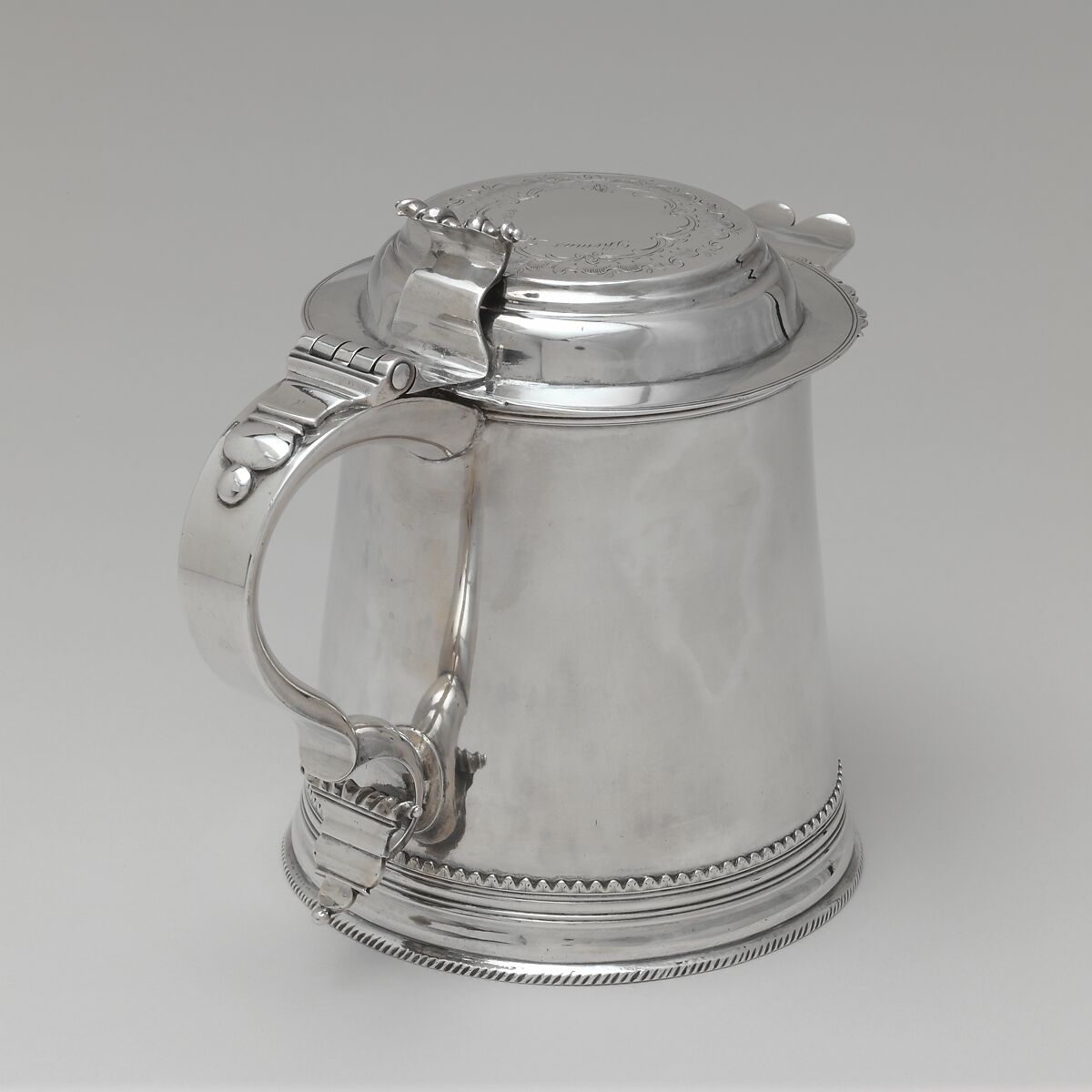 Tankard, Andrew Underhill (1749–1794), Silver, American 