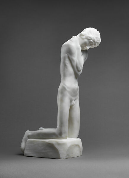 Small Kneeling Youth, George Minne (Belgian, Ghent 1866–1941 Sint-Martens-Latem, Belgium), Marble, Belgian