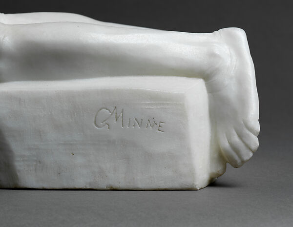 Small Kneeling Youth, George Minne (Belgian, Ghent 1866–1941 Sint-Martens-Latem, Belgium), Marble, Belgian