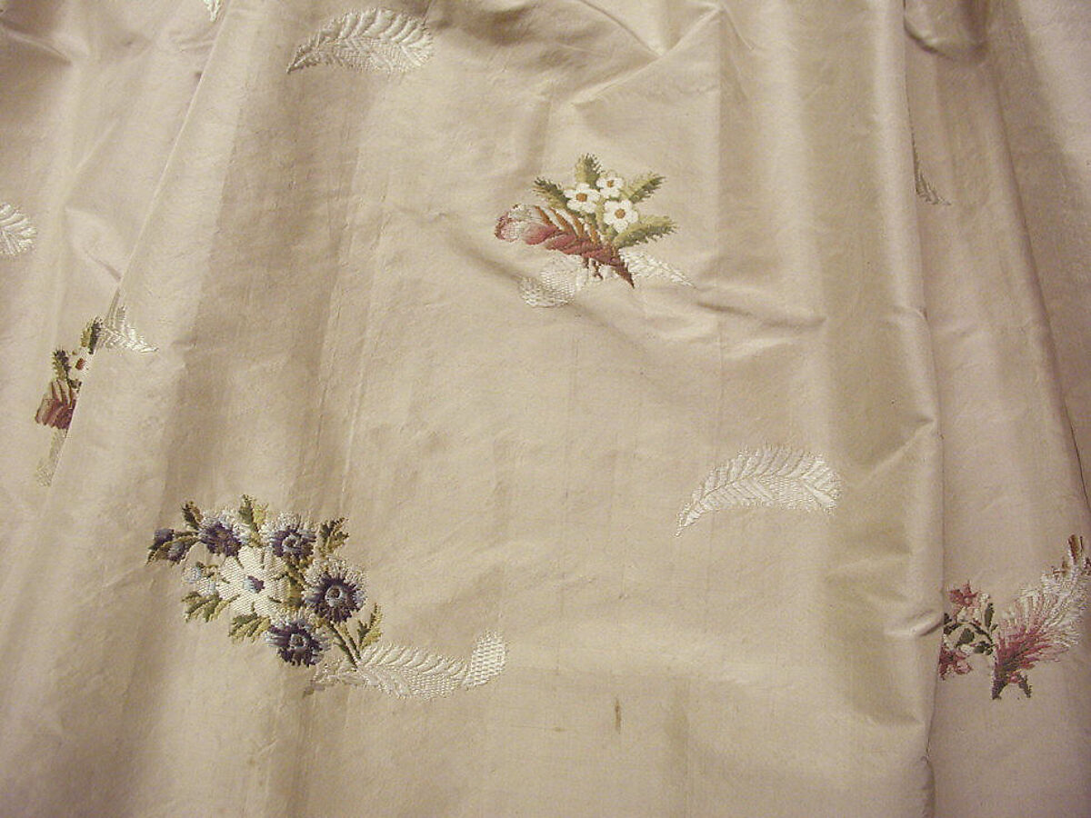 Robe à l'anglaise, silk, American or European