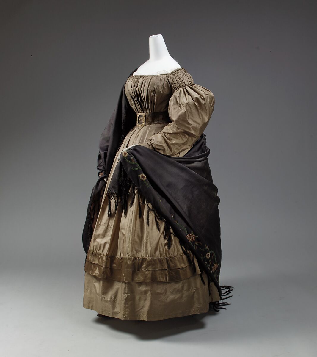 Dress, silk, European 