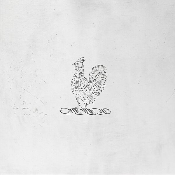 Tankard, Marked by I. P., Silver, American