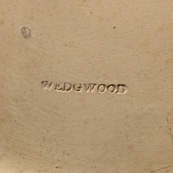 Vessel with truth, beauty, power motif, Christopher Dresser (British, Glasgow, Scotland 1834–1904 Mulhouse), Unglazed earthenware with transfer-printed decoration, British