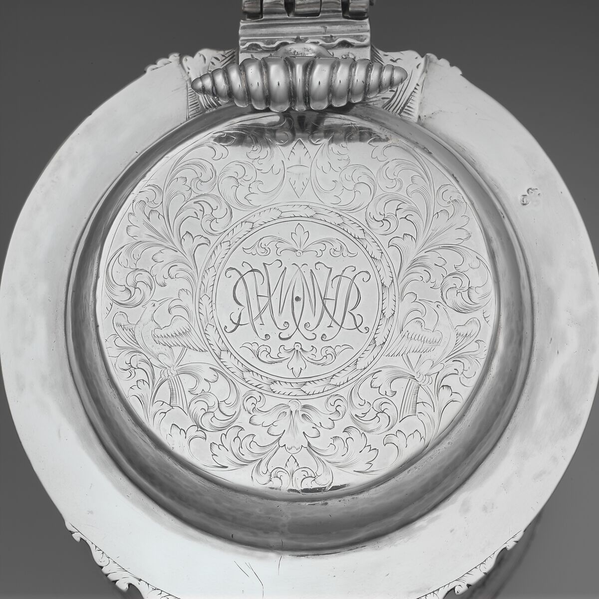 Tankard, Jacobus Vander Spiegel (baptized 1668–1708), Silver, American