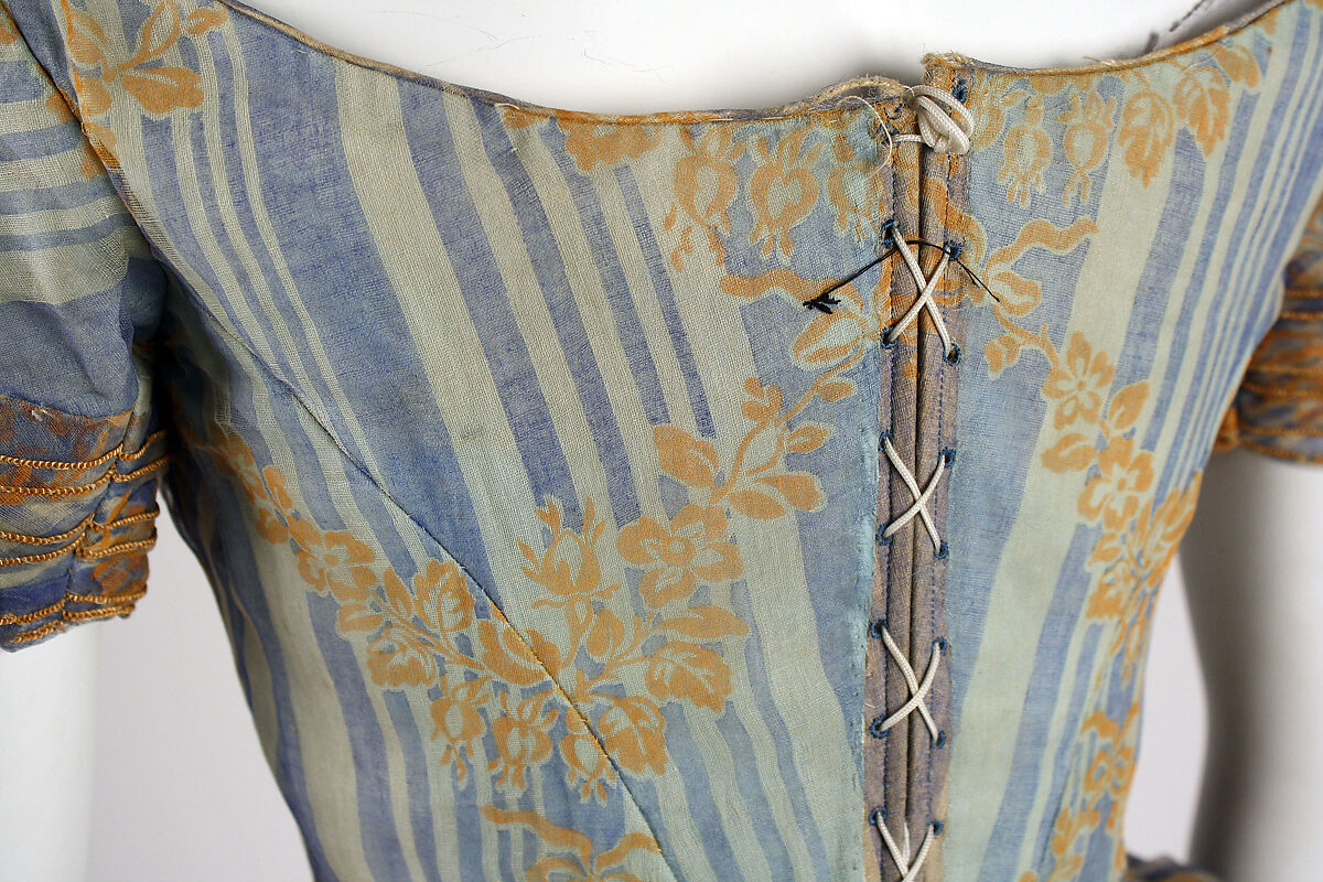 Dress, straw, American or European