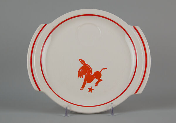 "Animal Kingdom" cake plate, Viktor Schreckengost (American, Sebring, Ohio 1906–2008 Cleveland, Ohio), Earthenware, American 