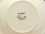 Our America luncheon plate with Chicago's Michigan Avenue Bridge, Designed by Rockwell Kent (American, Tarrytown, New York 1882–1971 Plattsburgh, New York), Earthenware, American