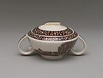 Our America sugar bowl, Rockwell Kent  American, Earthenware, American