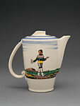 Coffee pot, Rockwell Kent (American, Tarrytown, New York 1882–1971 Plattsburgh, New York), Ceramic, American