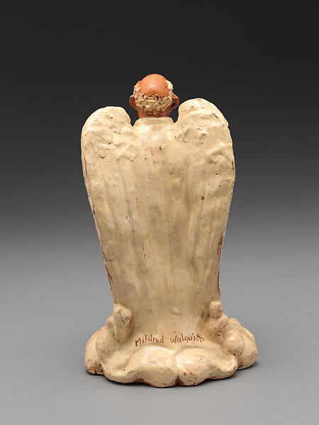 St. Peter with angels eating watermelon, Mildred Walquist, Earthenware, American