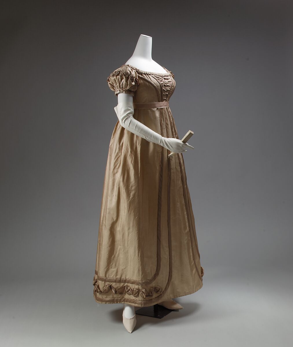 Dress, silk, European 