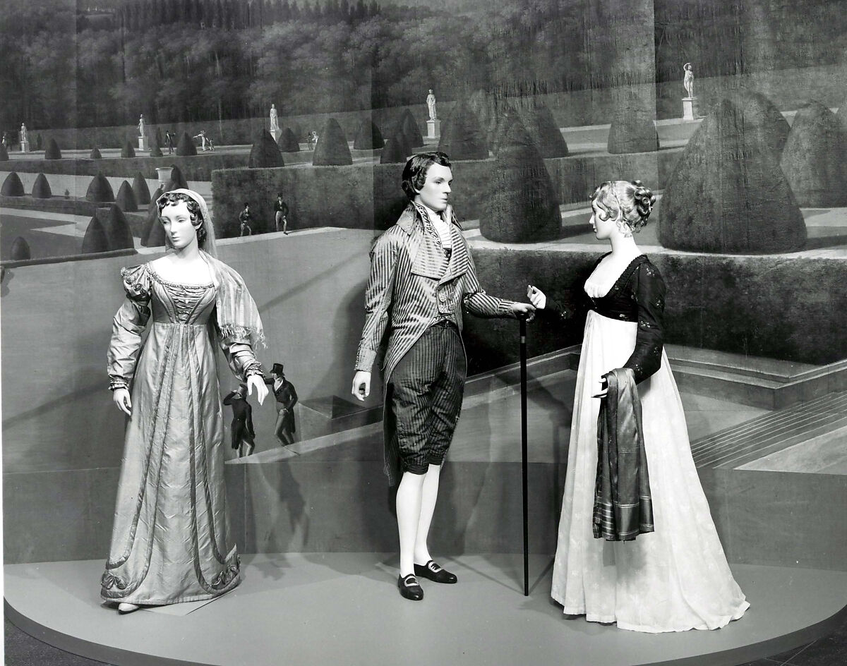 Dress, silk, European