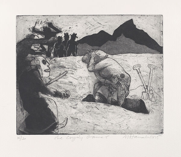 The Crying Game 1-30, Marcelle Hanselaar (Dutch, born Rotterdam, 1945), Etching with aquatint