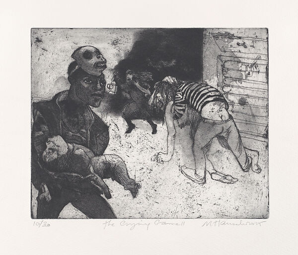 The Crying Game 1-30, Marcelle Hanselaar (Dutch, born Rotterdam, 1945), Etching with aquatint