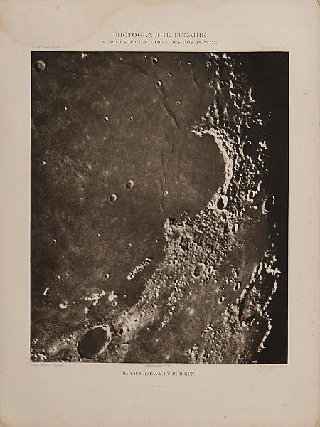 Photographic Atlas of the Moon, Published by the Paris Observatory (Atlas Photographique de la lune, publié par l'Observatoire de Paris), Maurice Loewy (French (born Austria), Vienna 1833–1907 Paris), Photogravure 