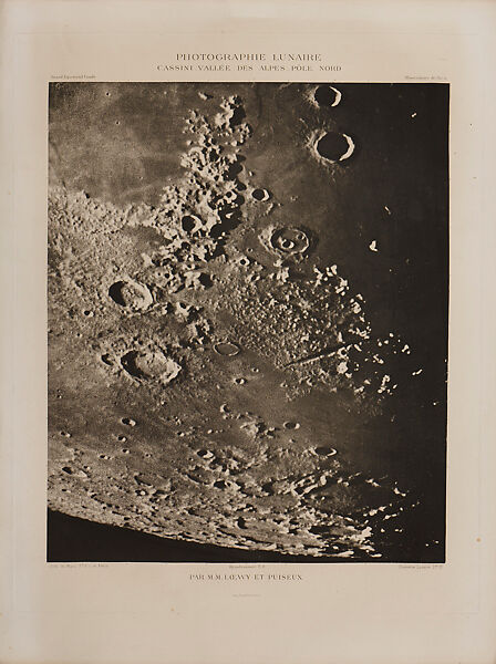 Photographic Atlas of the Moon, Published by the Paris Observatory (Atlas Photographique de la lune, publié par l'Observatoire de Paris), Maurice Loewy (French (born Austria), Vienna 1833–1907 Paris), Photogravure 