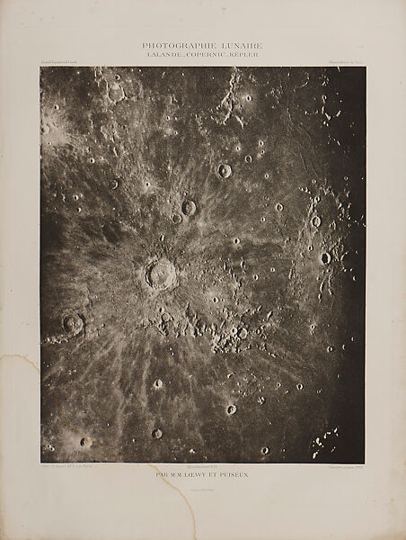 Photographic Atlas of the Moon, Published by the Paris Observatory (Atlas Photographique de la lune, publié par l'Observatoire de Paris), Maurice Loewy (French (born Austria), Vienna 1833–1907 Paris), Photogravure 