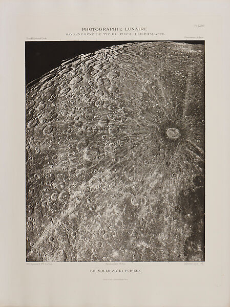 Photographic Atlas of the Moon, Published by the Paris Observatory (Atlas Photographique de la lune, publié par l'Observatoire de Paris), Maurice Loewy (French (born Austria), Vienna 1833–1907 Paris), Photogravure 
