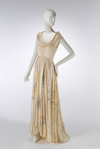 Dress, Karl Lagerfeld (French, founded 1984), silk, French 