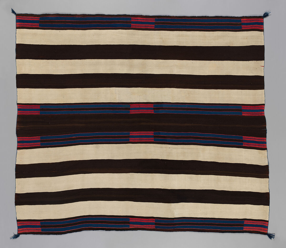 Chief's blanket, Unidentified Navajo Artist, Wool, Diné/Navajo