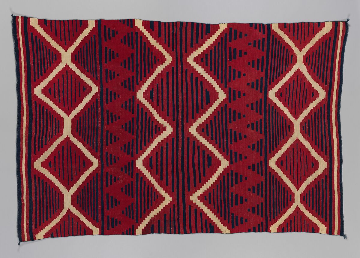 Serape, Unidentified Navajo Artist, Wool, Diné/Navajo