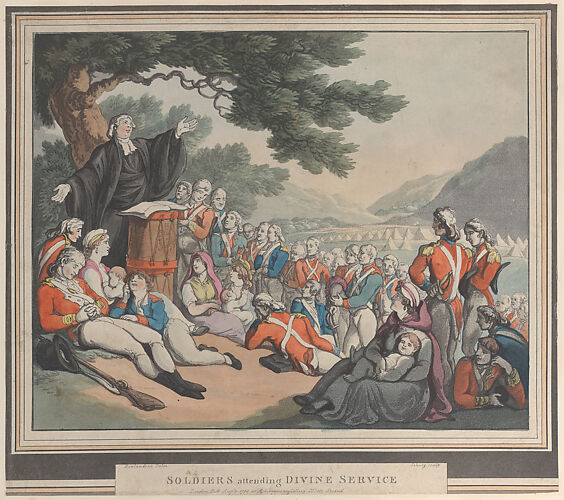 Soldiers Attending Divine Service