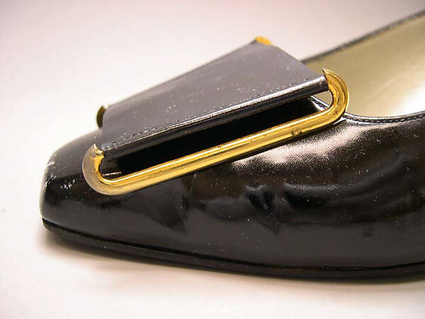 Pumps, Roger Vivier (French, 1913–1998), leather, plastic (vinyl), French