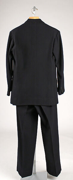 Suit, H. Harris (American), wool, silk, British