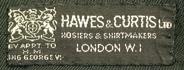 Suit, H. Harris (American), wool, silk, British