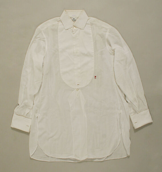 Shirt, Hawes &amp; Curtis, Ltd. (British, founded 1913), cotton, British 