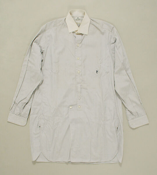 Shirt, Hawes &amp; Curtis, Ltd. (British, founded 1913), cotton, British 