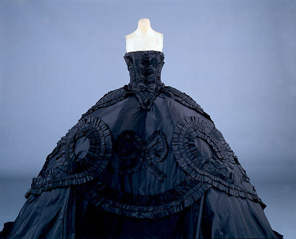 "Maria-Luisa (dite Coré)", House of Dior (French, founded 1946), (a, e, f) silk; (b, d) synthetic fiber; (c) wool; (g, h) metal, glass, French