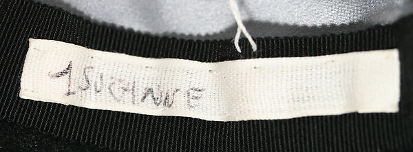 "Maria-Luisa (dite Coré)", House of Dior (French, founded 1946), (a, e, f) silk; (b, d) synthetic fiber; (c) wool; (g, h) metal, glass, French